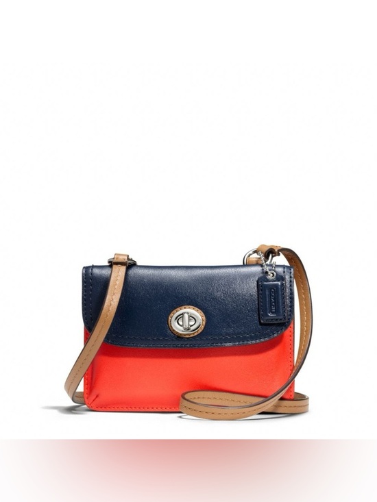 Coach Handbags - Coach Park Colorblock Leather Crossbody Wallet